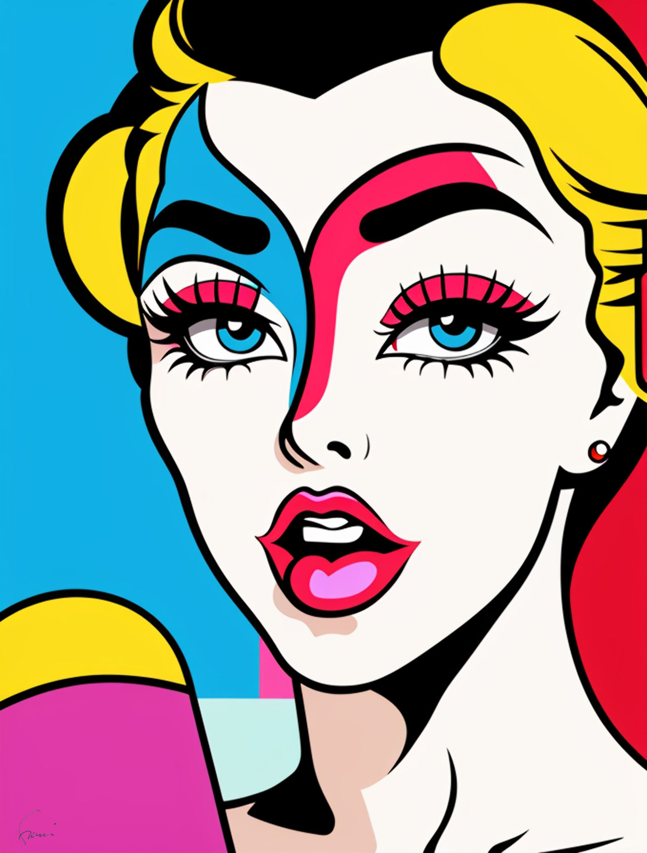 Pop art, in the style of Roy Lichtenstein by sheikkinen on DeviantArt