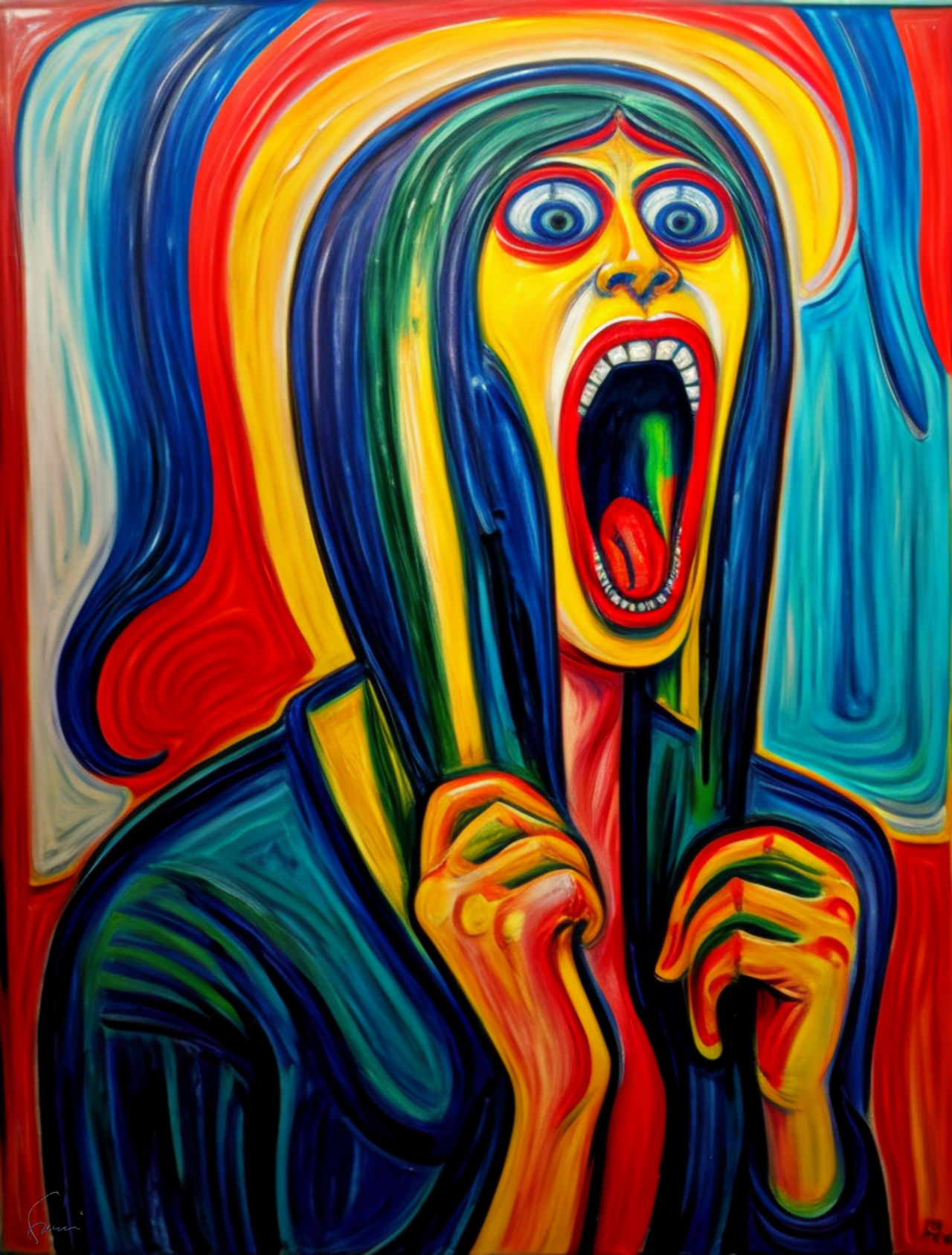 Expressionism, in the style of Edvard Munch by sheikkinen on DeviantArt