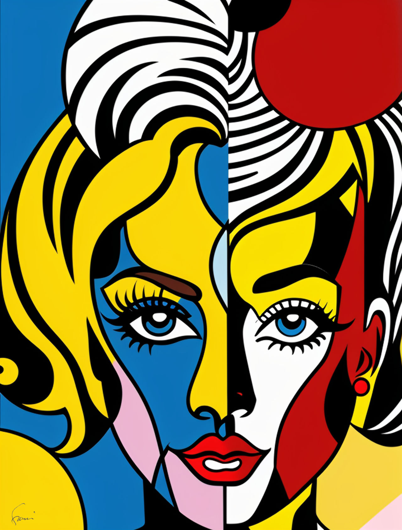 Pop art, in the style of Roy Lichtenstein by sheikkinen on DeviantArt