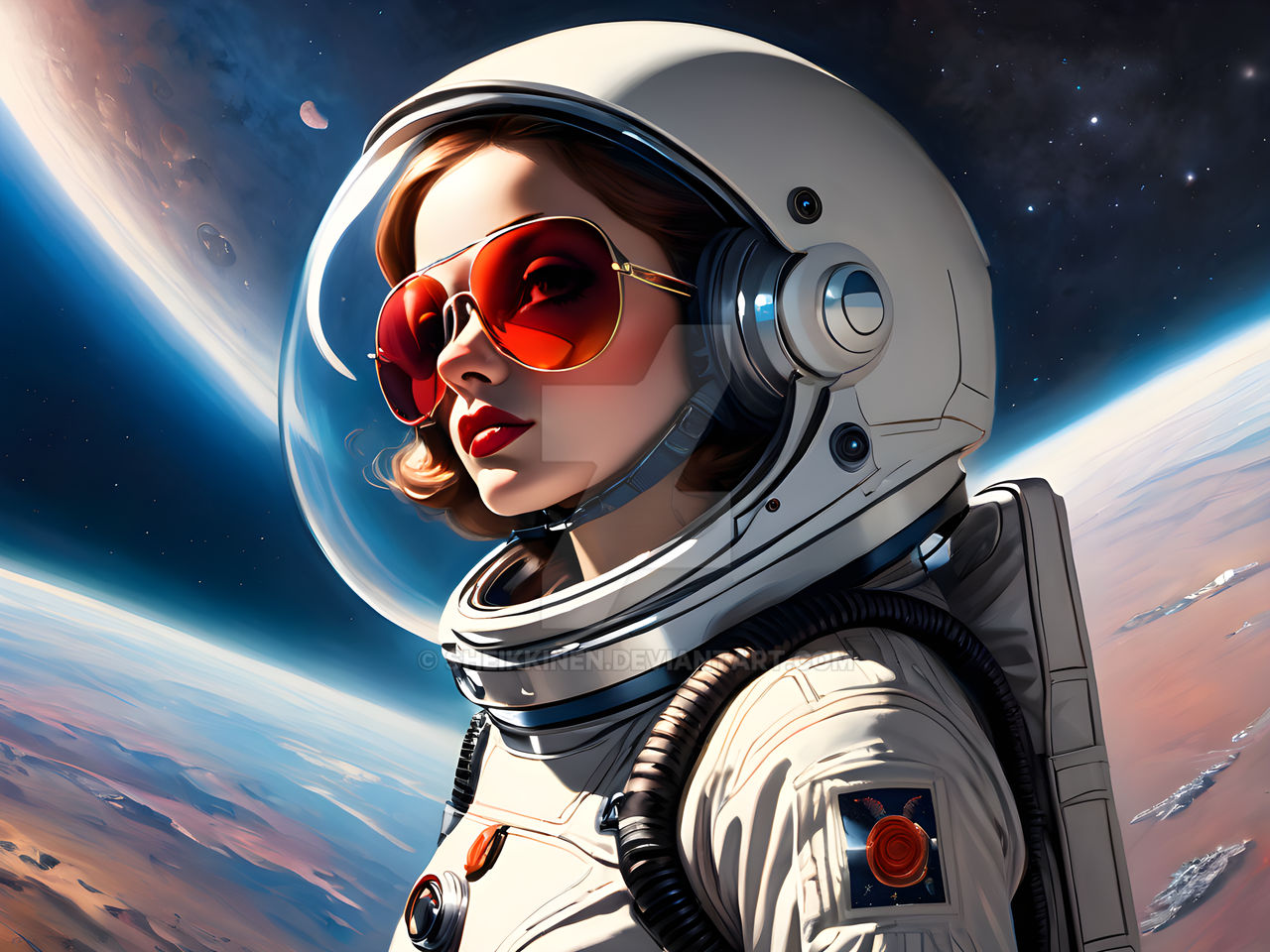 Astronaut Girl by sheikkinen on DeviantArt