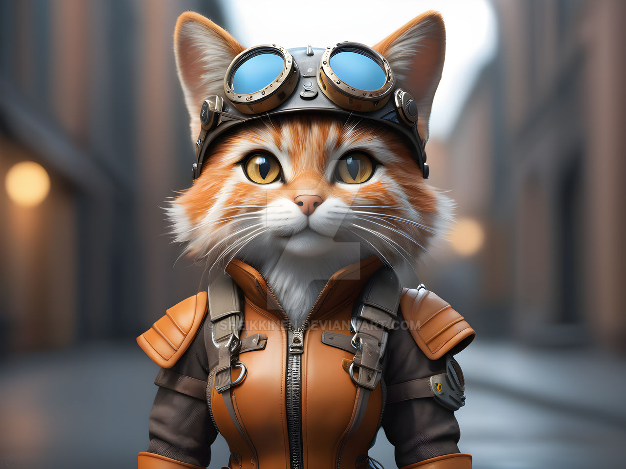 Feline Pilot by sheikkinen on DeviantArt