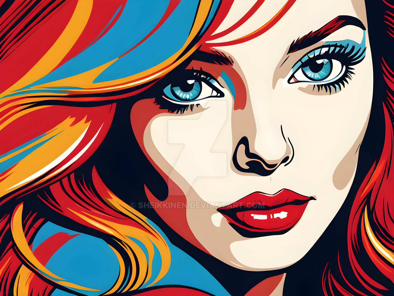 Pop-art Closeup by sheikkinen on DeviantArt