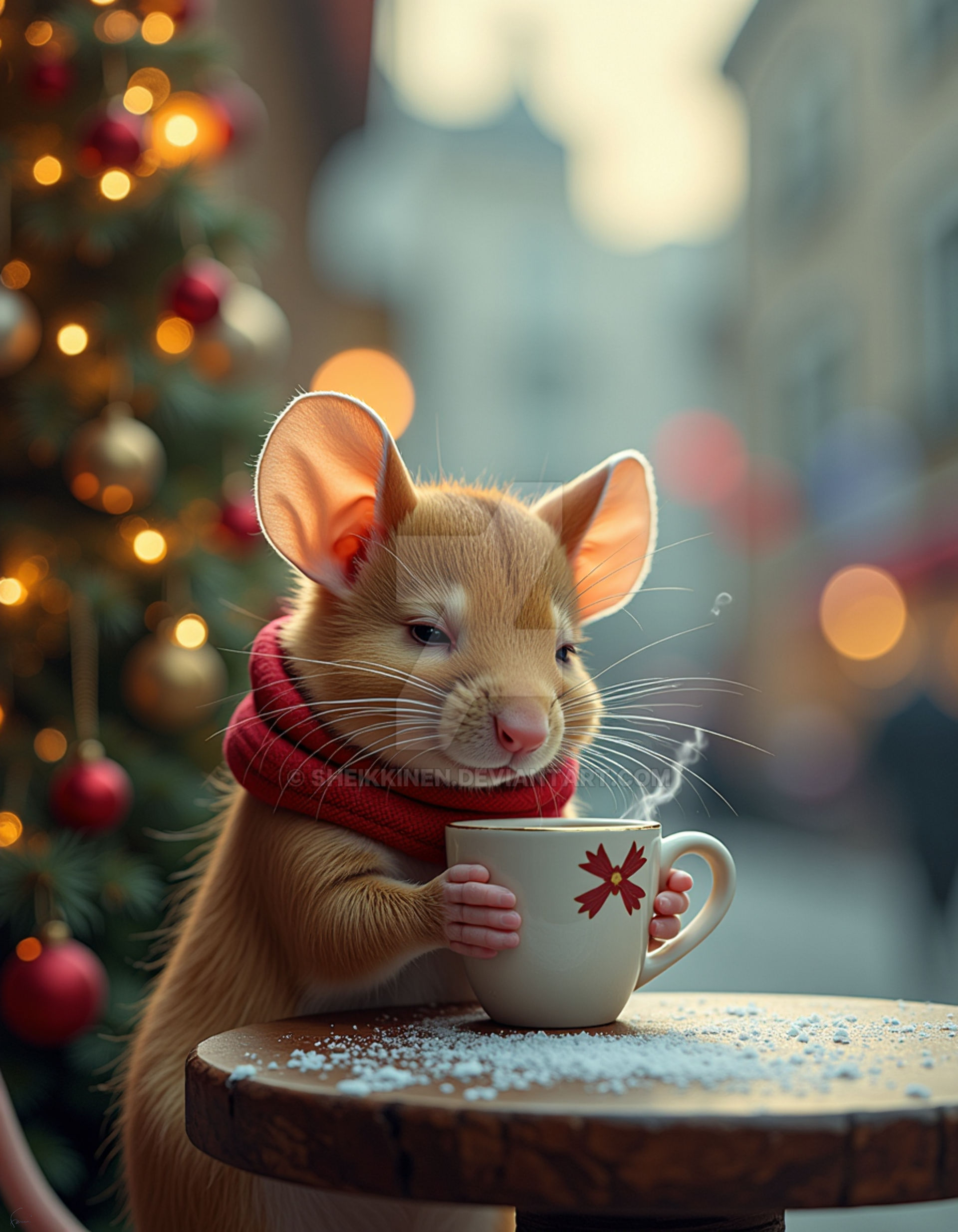 A Small Pause in Winters Glow by sheikkinen on DeviantArt