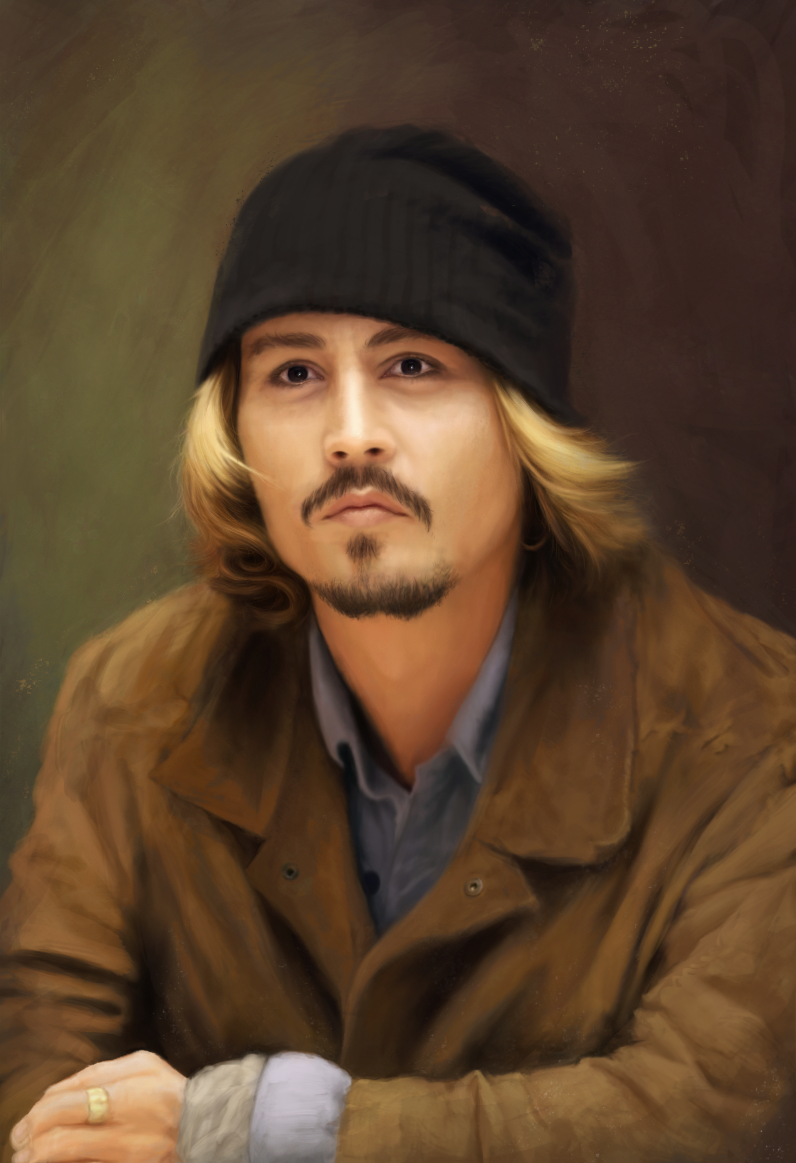 Johnny Depp Painting