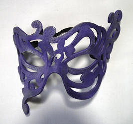 Jasmine handmade leather mask