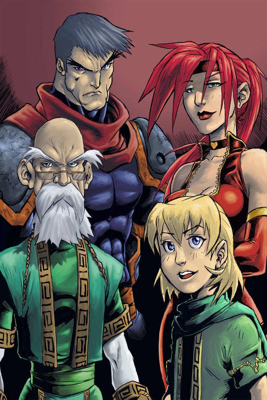 battle chasers colored