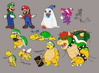 Mario doodles!