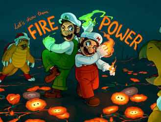 Fire Flower Power-Up!