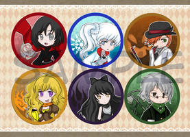 RWBY Pins