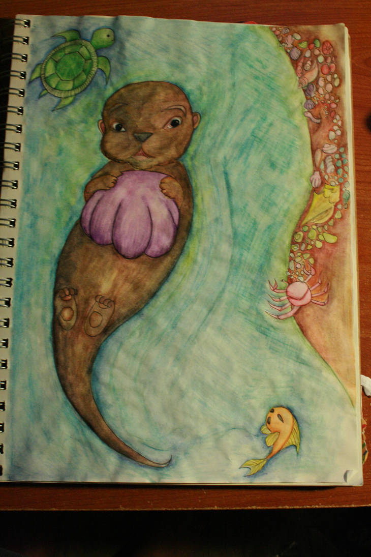 Sea Otter On Your Birthday by avianchild