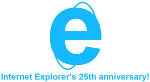 Internet Explorer's 25th anniversary!