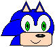 Sonic the Hedgehog's face