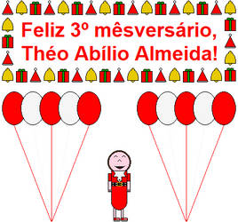 Feliz 3 mesversario, Theo Abilio Almeida!