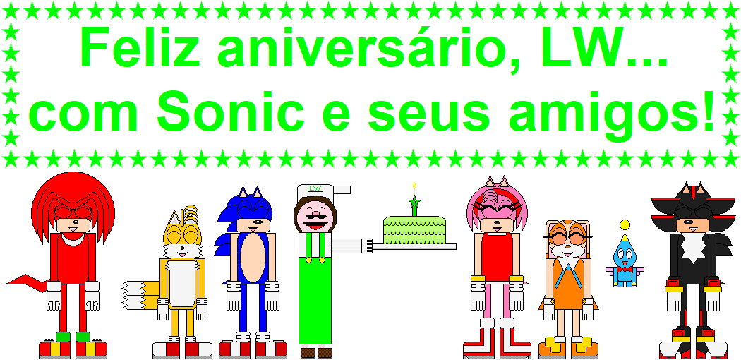 Parabéns ao Sonic the Hedgehog!