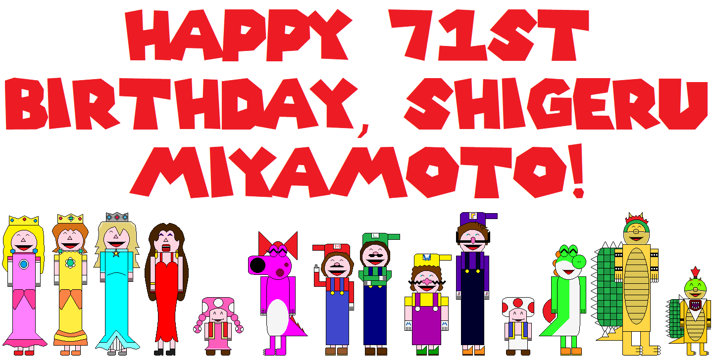 Birthday Countdown 2 - A Shigeru Miyamoto Tribute by DanielLaux429