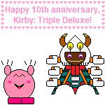 Happy 10th anniversary, Kirby- Triple Deluxe! by SarahVilela