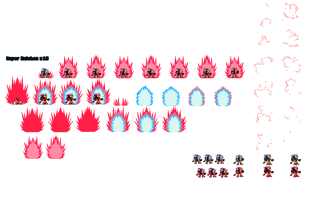 Multiverse Sonic - sprite sheet by Swagboy567 on DeviantArt