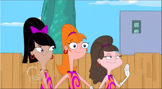 Candace, Stacy, and Jenny in 60s Look