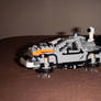 Lego DeLorean from Back to the Future Hovering