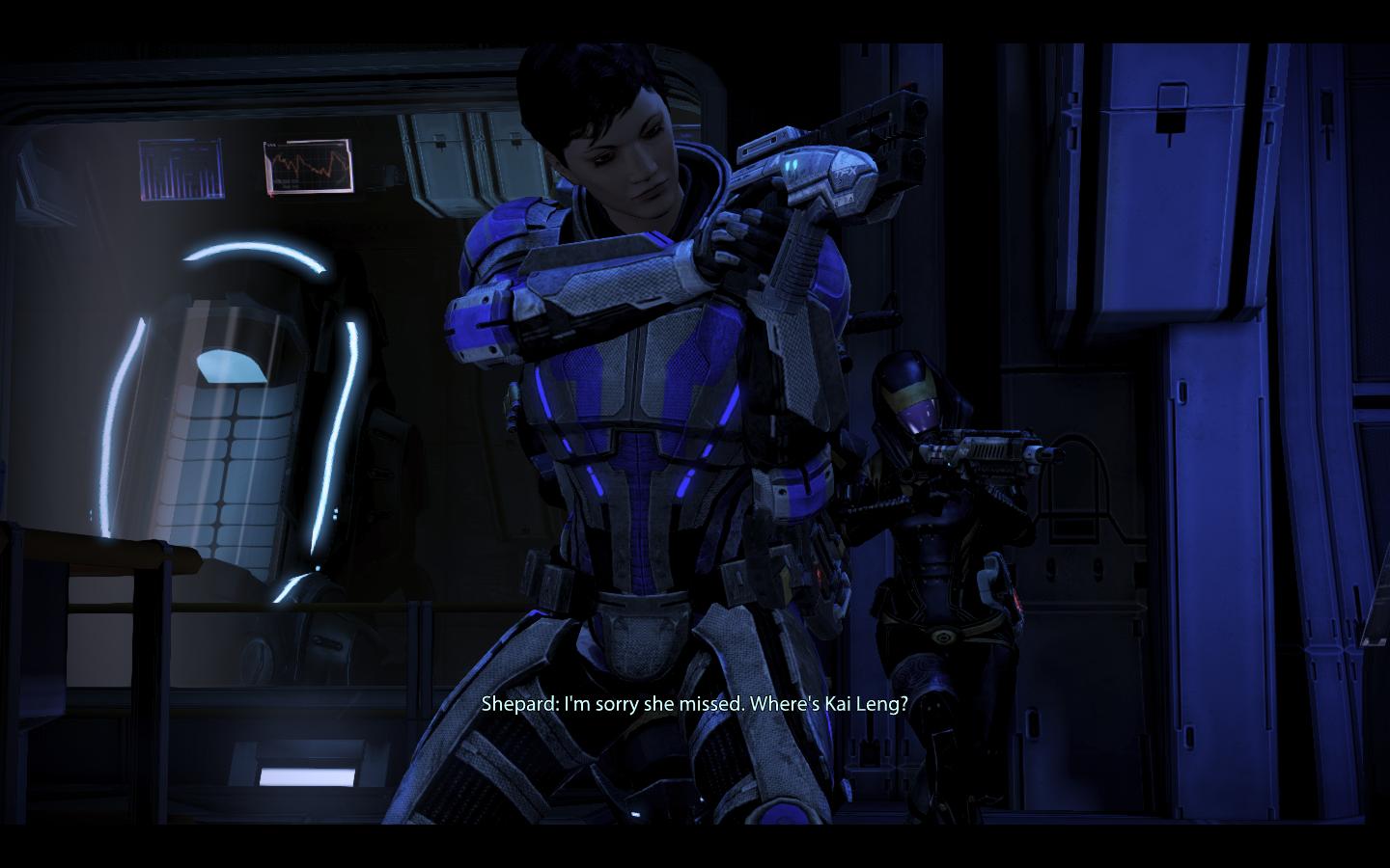 ME3 Sanctuary - Jane Shepard and Tali