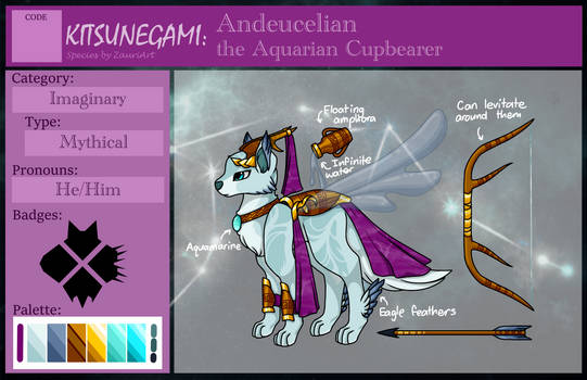 Kitsunegamis- Andeucelian, the Aquarian cupbearer