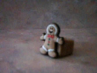 Gingerbread Man Ring