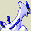 Blue Lugia Shiny Back Sprite