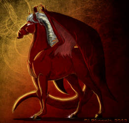 Gargoyle horse by Di-Phoenix