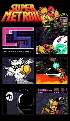 Super Metroid comix