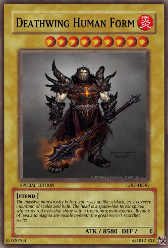 photo Deathwing Human Form In Game deathwing human form card by