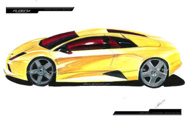 dibujo lamborghini