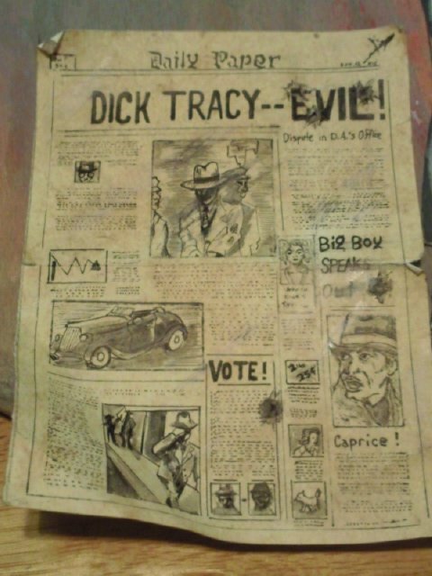 EXTRA EXTRA- Tracy newspaper