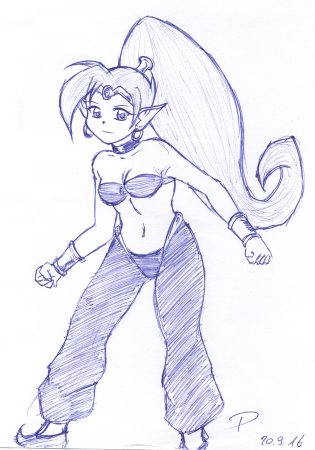 Shantae dressed