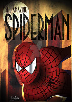 Spiderman art deco