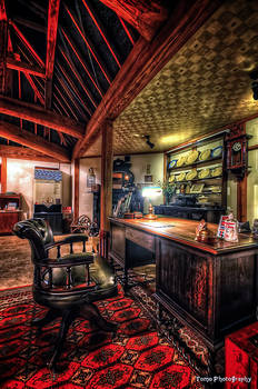 Reception desk in Onsen hotel