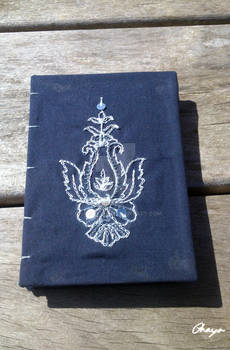 Aari embroidered notebook