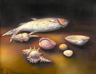 fish and pearls