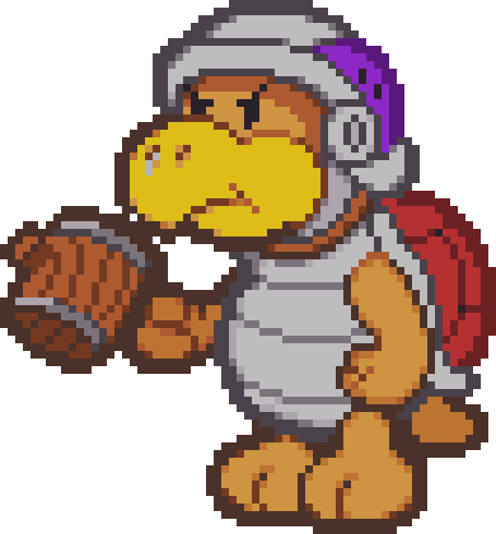 Sledge Bro Paper Paper Mario 64 - Sledge Bro. by LuggyCanDraw on DeviantArt
