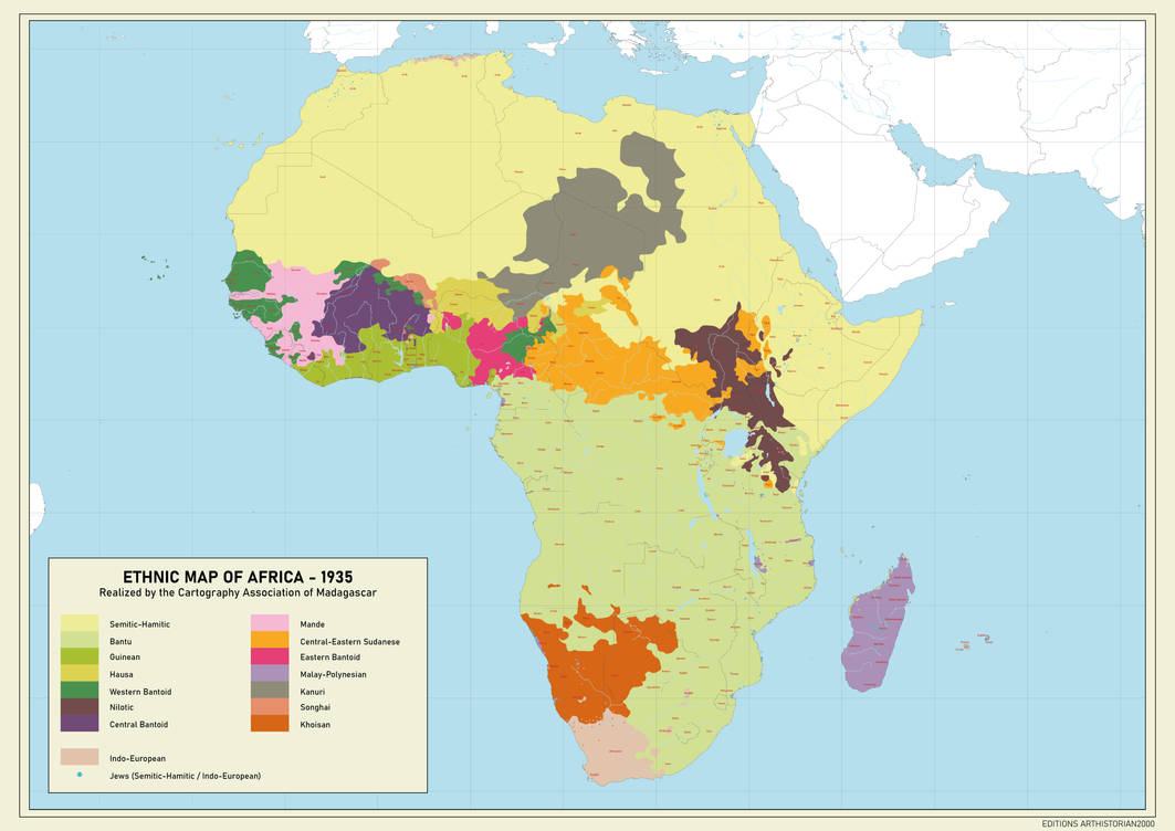 Ethnic Map Of Africa 1935 By ArtHistorian2000 On DeviantArt ethnic-map-of-africa-1935-by-arthistorian2000-on-deviantart