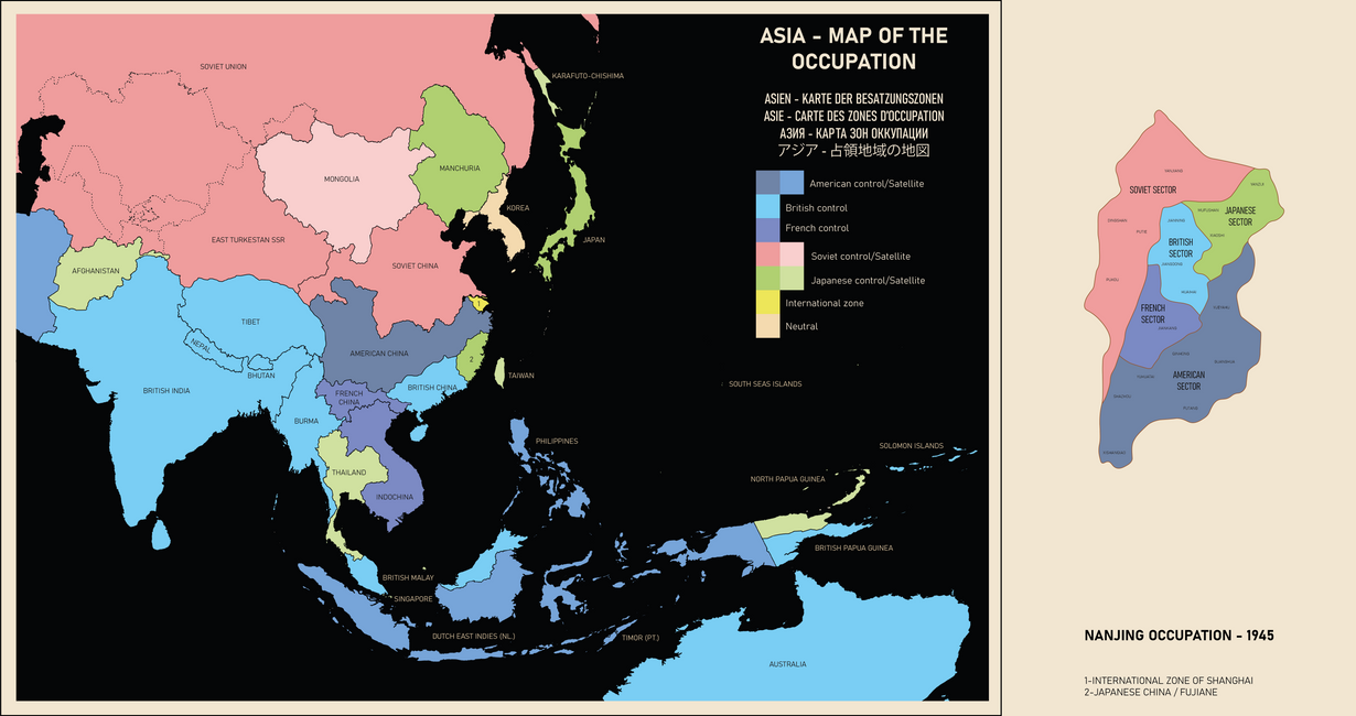 Map of Occupation of Asia by ArtHistorian2000 on DeviantArt