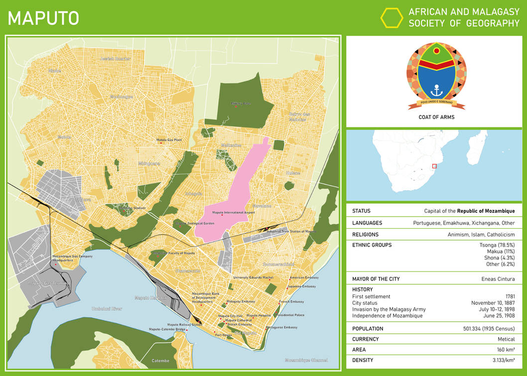 City Map of Maputo - 1935 by ArtHistorian2000 on DeviantArt