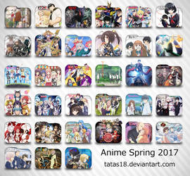 Anime Spring 2017 folder icon