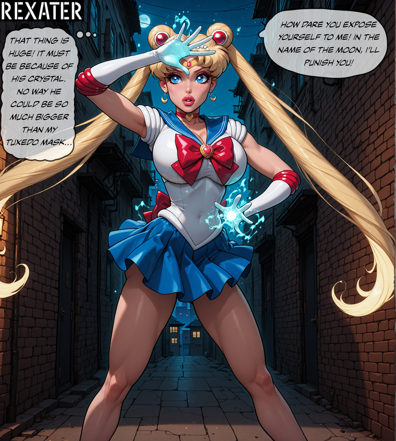 Rexater Sailor Moon Meeting the Black Moon... by Rexater on DeviantArt