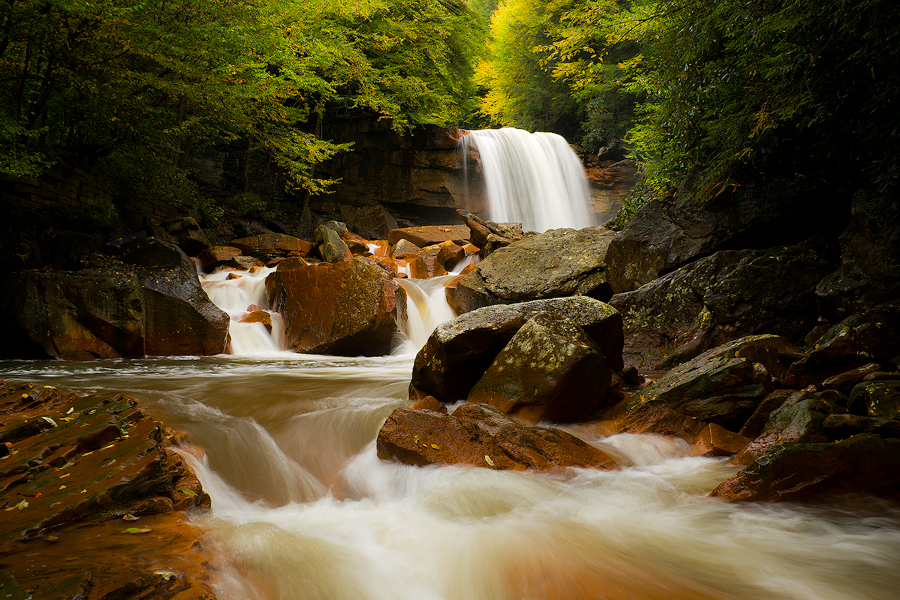 Douglas Falls Early Autumn