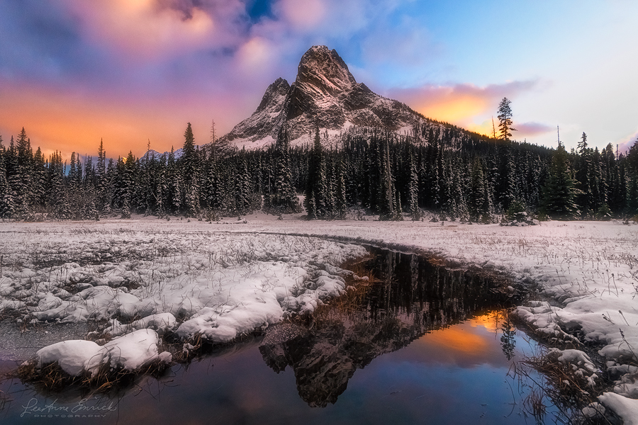 Early Winter Sunset by LAlight