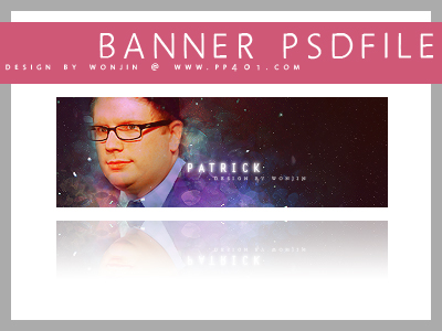 Banner psd - Patrick Stump