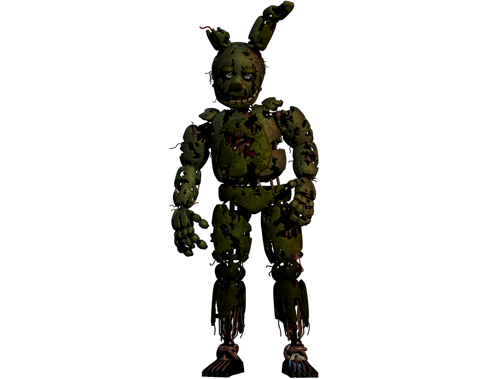 Springtrap Running (C4D) Project:FNAF Springtrap C4D Port by japankoretalkey on DeviantArt