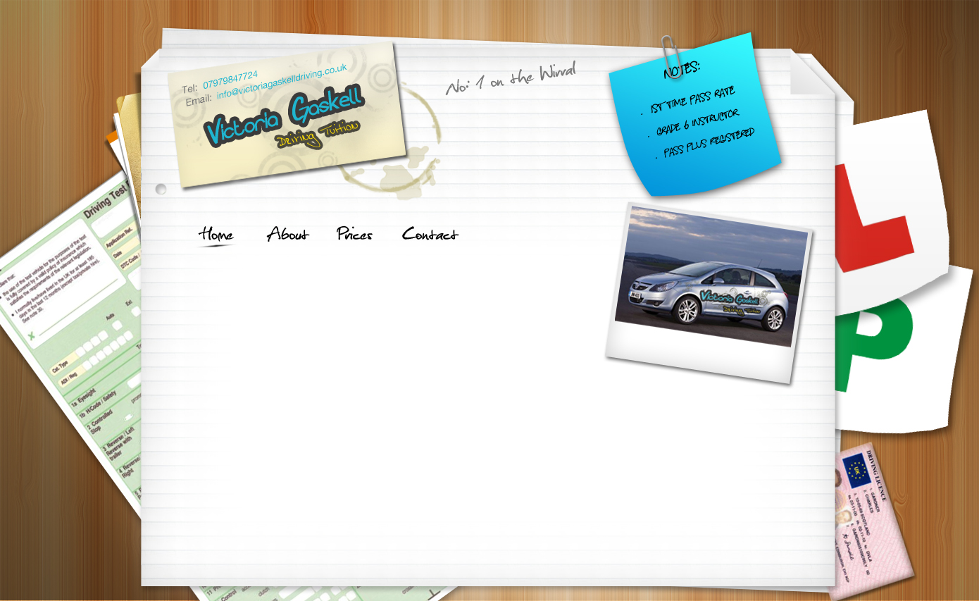 Driving Website Template 2