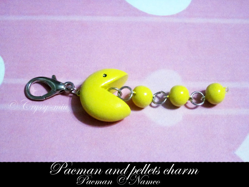 Pacman and Pellets Charm - SOLD