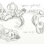 Discord And Fluttershy Sketchdump